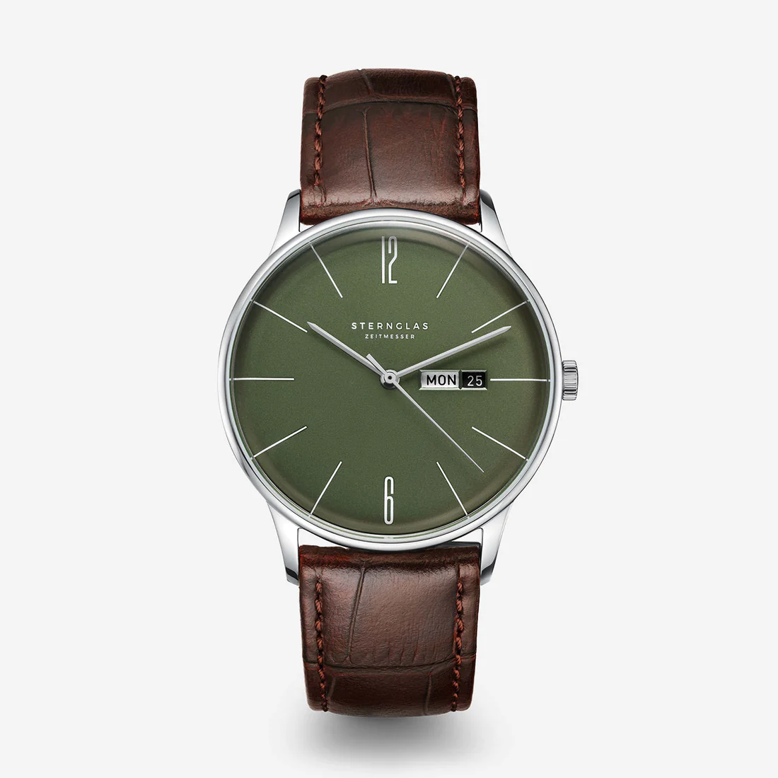 BERLIN OLIVE GREEN 38 MM QTZ